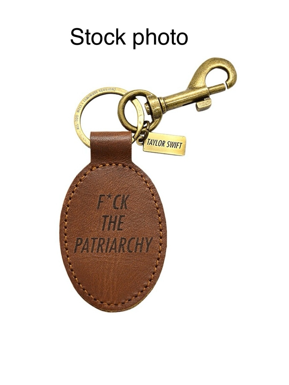 Taylor Swift: F*CK THE PATRIARCHY keychain
